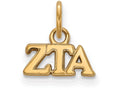 Logoart Sterling Silver Gp Zeta Tau Alpha Extra Small Pendant