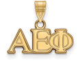 Logoart Sterling Silver Gp Alpha Epsilon Phi Small Pendant