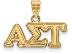 Logoart Sterling Silver Gp Alpha Sigma Tau Small Pendant