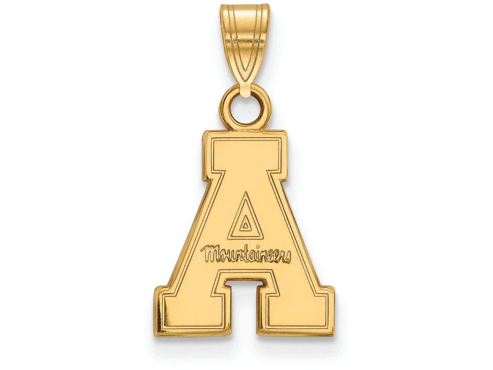Logoart Sterling Silver Gp Appalachian State University Small Pendant