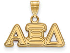Logoart Sterling Silver Gp Alpha Xi Delta Small Pendant