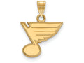 Sterling Silver Gp Nhl Logoart St. Louis Blues Small Pendant