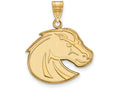 Logoart Sterling Silver Gp Boise State University Large Pendant