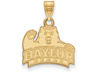 Logoart Sterling Silver Gp Baylor University Small Pendant