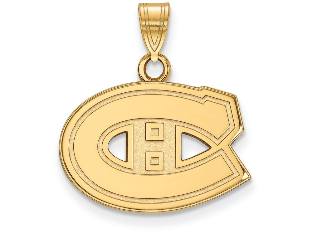 Sterling Silver Gp Nhl Logoart Montreal Canadiens Small Pendant