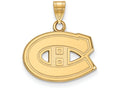 Sterling Silver Gp Nhl Logoart Montreal Canadiens Small Pendant