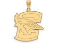 Logoart Sterling Silver Gp Creighton University Extra Large  Pendant