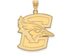 Logoart Sterling Silver Gp Creighton University Extra Large  Pendant
