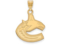 Sterling Silver Gp Nhl Logoart Vancouver Canucks Large Pendant