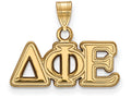 Logoart Sterling Silver Gp Delta Phi Epsilon Small Pendant