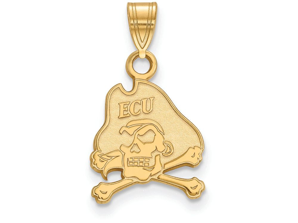 Logoart Sterling Silver Gp East Carolina University Small Pendant