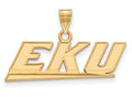 Logoart Sterling Silver Gp Eastern Kentucky University Small Pendant