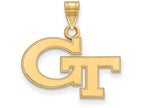 Logoart Sterling Silver Gp Georgia Institute Of Technology Small Pendant