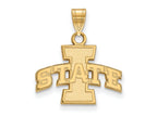 Logoart Sterling Silver Gp Iowa State University Small Pendant