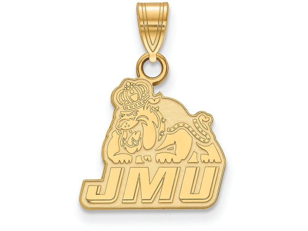 Logoart Sterling Silver Gp James Madison University Small Pendant