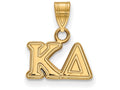 Logoart Sterling Silver Gp Kappa Delta Small Pendant