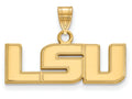 Logoart Sterling Silver Gp Louisiana State University Small Pendant
