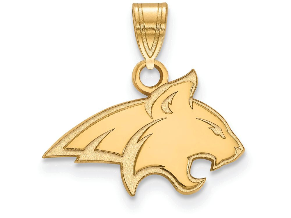 Logoart Sterling Silver Gp Montana State University Small Pendant