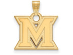 Logoart Sterling Silver Gp Miami University Small Pendant