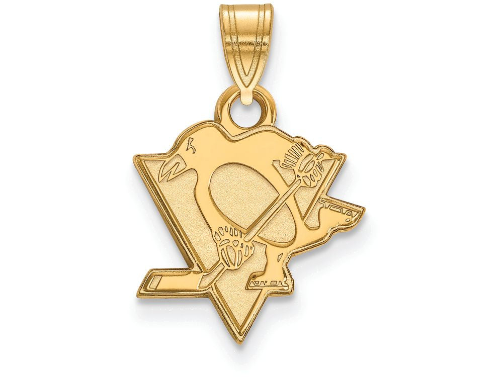 Sterling Silver Gp Nhl Logoart Pittsburgh Penguins Small Pendant