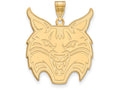 Logoart Sterling Silver Gp Quinnipiac University Extra Large  Pendant