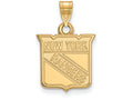 Sterling Silver Gp Nhl Logoart New York Rangers Small Pendant