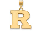 Logoart Sterling Silver Gp Rutgers Medium Pendant