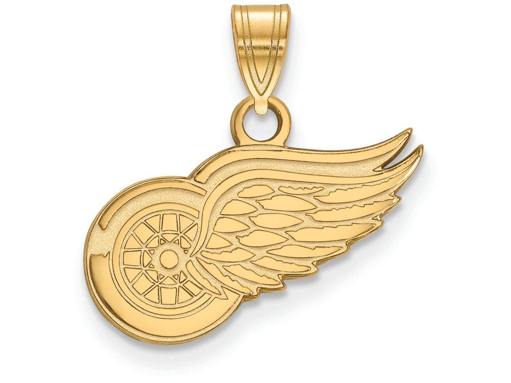 Sterling Silver Gp Nhl Logoart Detroit Red Wings Small Pendant