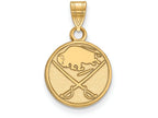 Sterling Silver Gp Nhl Logoart Buffalo Sabres Small Pendant
