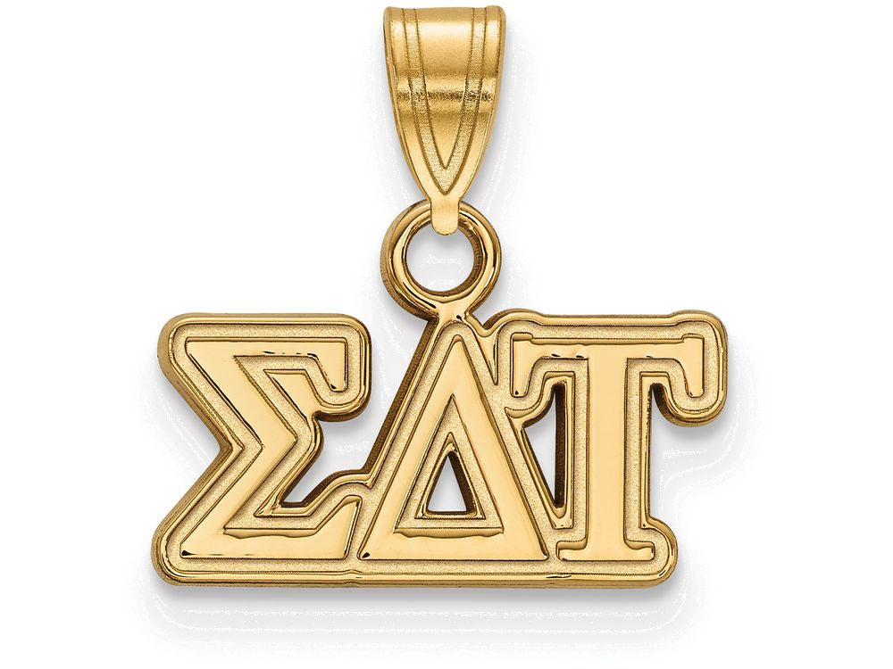 Logoart Sterling Silver Gp Sigma Delta Tau Small Pendant