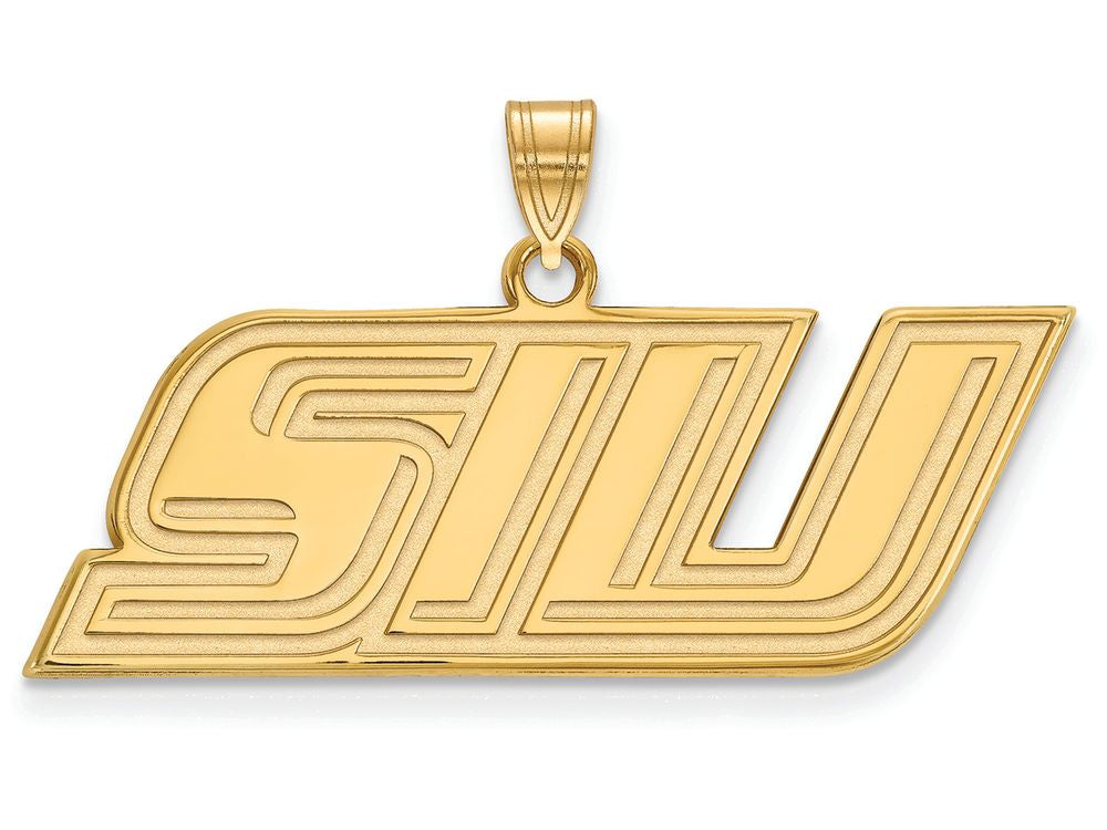 Logoart Sterling Silver Gp Southern Illinois University Small Pendant