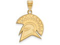 Logoart Sterling Silver Gp San Jose State University Large Pendant