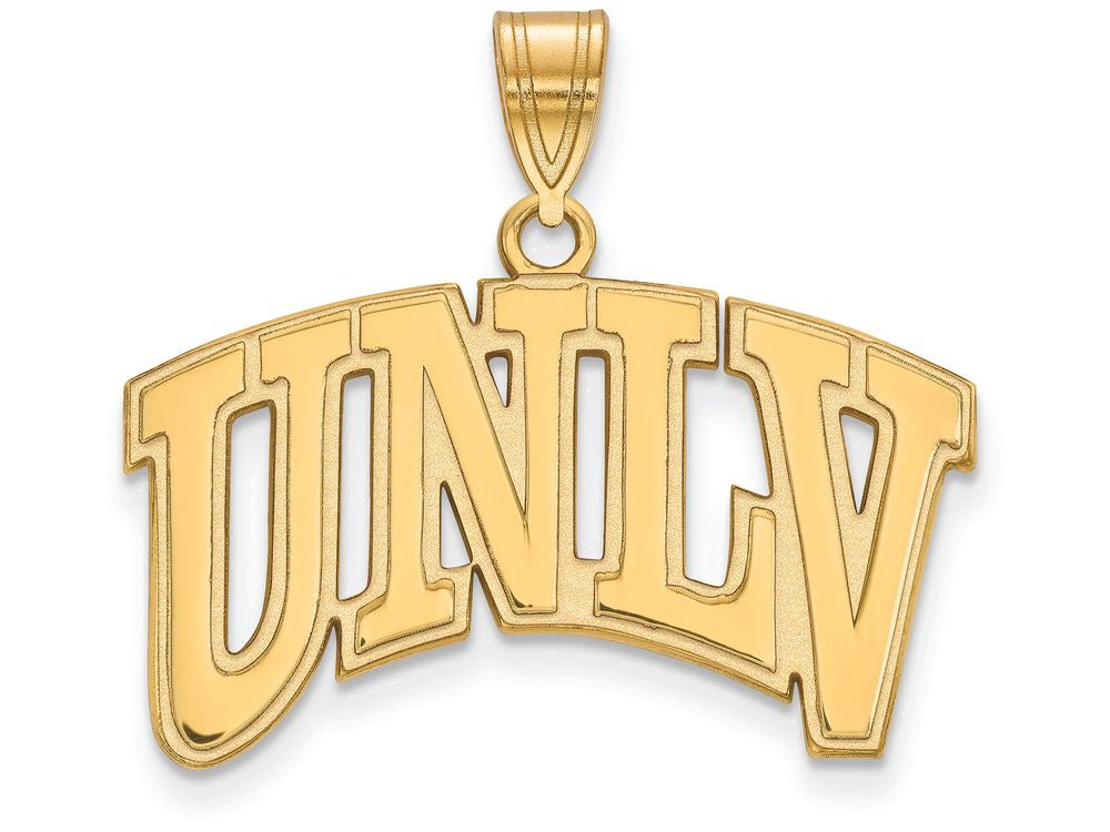 Logoart Sterling Silver Gp University Of Nevada Las Vegas Large Pendant