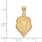Logoart Sterling Silver Gp University Of New Mexico Large Pendant