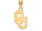 Logoart Sterling Silver Gp University Of Oklahoma Small Pendant