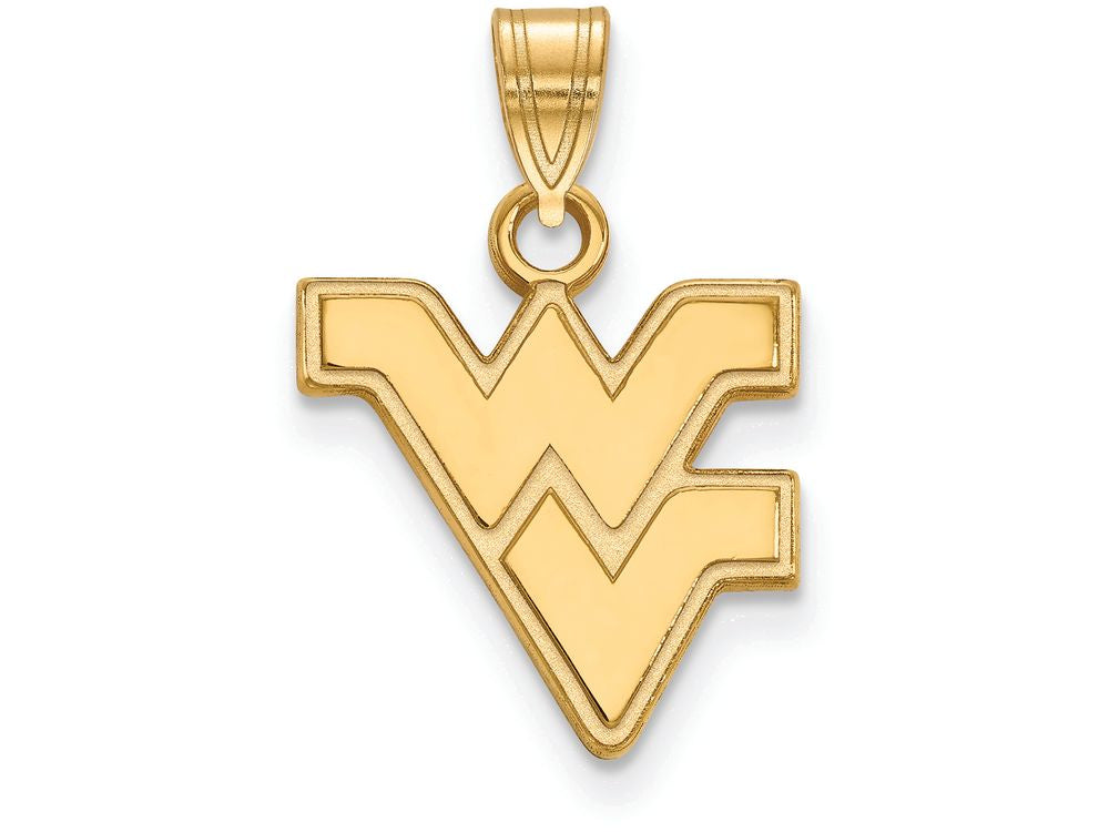 Logoart Sterling Silver Gp West Virginia University Small Pendant