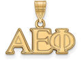 Logoart Sterling Silver Gp Alpha Epsilon Phi Medium Pendant