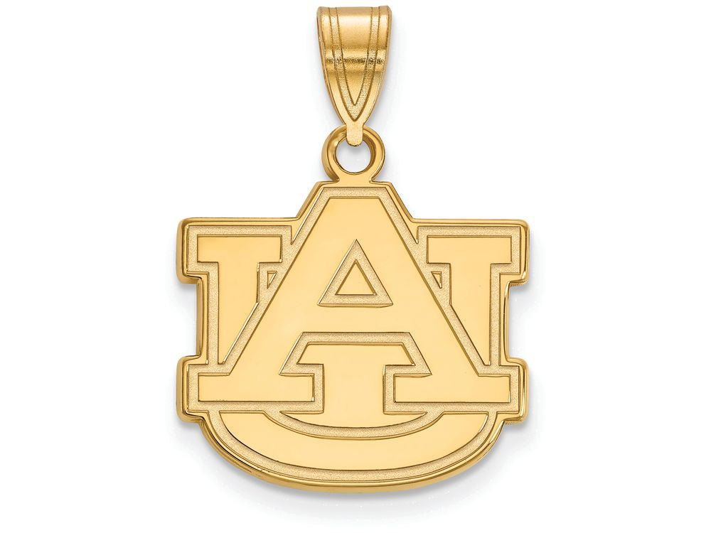 Logoart Sterling Silver Gp Auburn University Medium Pendant