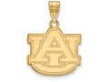 Logoart Sterling Silver Gp Auburn University Medium Pendant