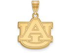Logoart Sterling Silver Gp Auburn University Medium Pendant