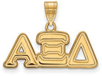 Logoart Sterling Silver Gp Alpha Xi Delta Medium Pendant