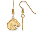 Logoart Sterling Silver Gp Boise State University Small Dangle Earrings