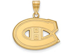 Sterling Silver Gp Nhl Logoart Montreal Canadiens Medium Pendant