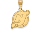 Sterling Silver Gp Nhl Logoart New Jersey Devils Medium Pendant
