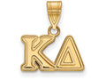 Logoart Sterling Silver Gp Kappa Delta Medium Pendant