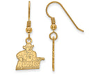 Logoart Sterling Silver Gp New Mexico State U Small Dangle Earrings