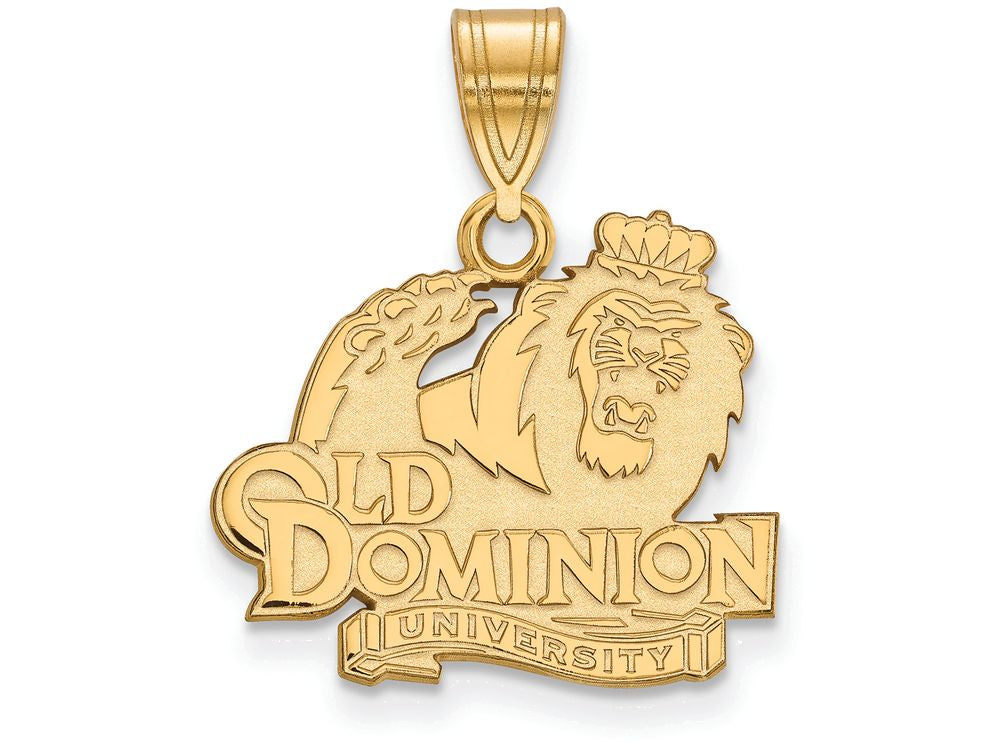 Logoart Sterling Silver Gp Old Dominion University Medium Pendant