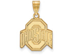 Logoart Sterling Silver Gp Ohio State University Medium Pendant