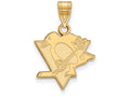 Sterling Silver Gp Nhl Logoart Pittsburgh Penguins Medium Pendant