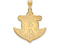 Logoart Sterling Silver Gp Rollins College Extra Large  Pendant